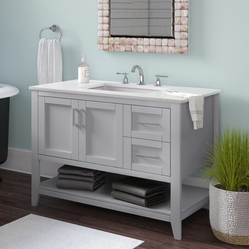 Beachcrest Home Caoimhe 42" Single Bathroom Vanity Set & Reviews